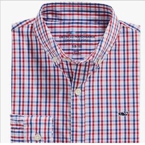 Vineyard Vines Boys On-The-Go Shirt Sz 12-14